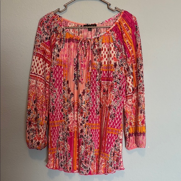 Sara Michelle Tops - Sara Michelle Vibrant Multicolor Blouse